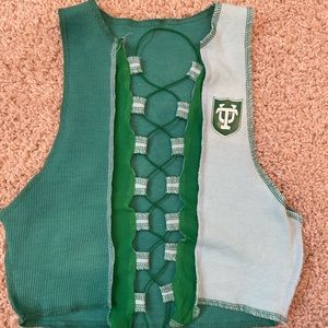 Tulane Crop Top- Lojo Bands